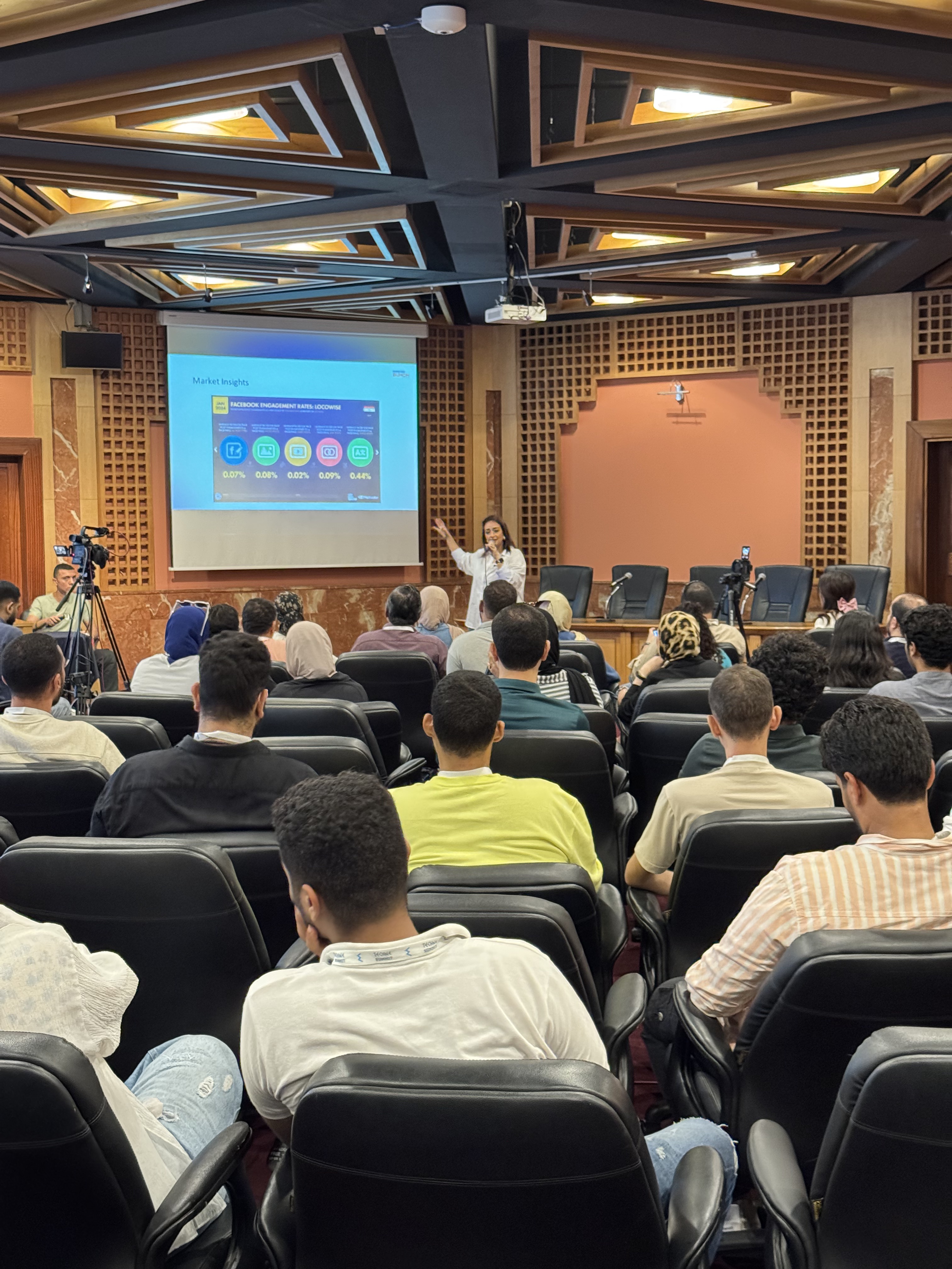 Wide audience photograph during Mai's workshop at Techne Summit Alexandria 2024